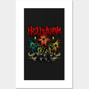 Triple Trouble Hellwurm Posters and Art